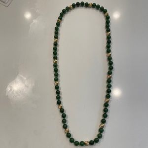 Jade and Gold Necklace